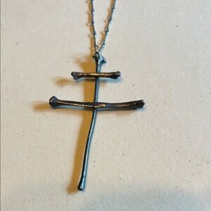 Bloodmilk Medium Lorraine Cross  Necklace original retired design gothic dark 🦇